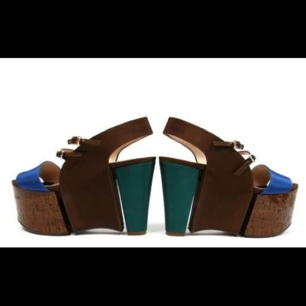 Fendi Ff Platforms Color Block Flatform Spring Tr… - image 8